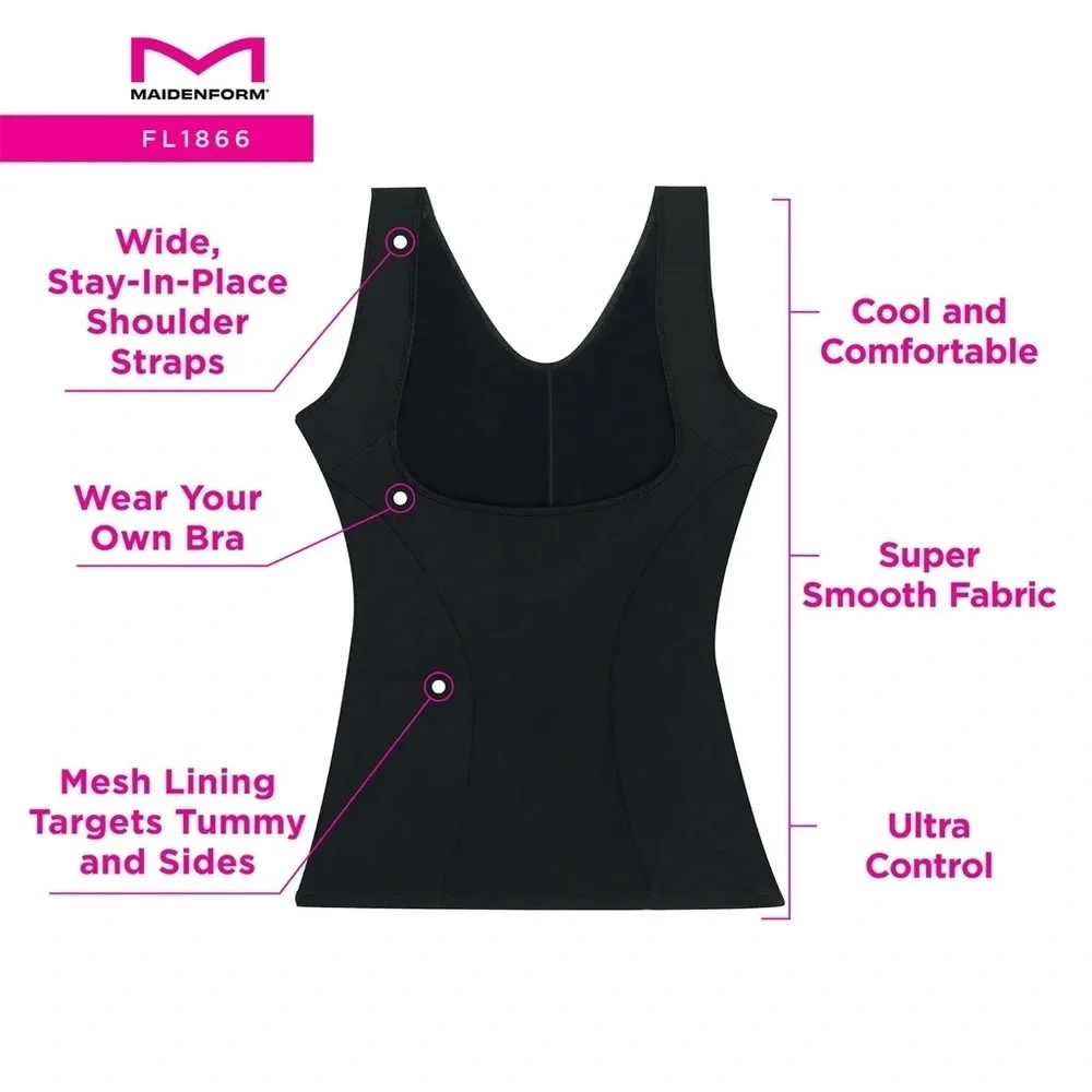 Maidenform Wear Your Own Bra Shapewear Torsette NWT 2XL